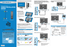 Dynex DX-19L200A12 19" Class LCD HDTV Guide d'installation rapide