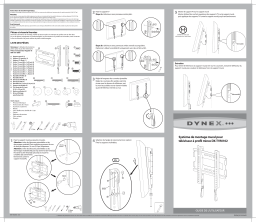 Dynex DX-TVM102 Tilting Slim-Profile Wall Mount for Most 15"-32" Flat-Panel TVs Guide d'installation rapide