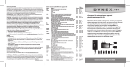 Dynex DX-UA Universal AC/DC Charger for Cameras and Camcorders Guide d'installation rapide