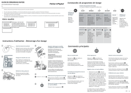 Fisher & Paykel DD24DDFTX7 Guide de démarrage rapide