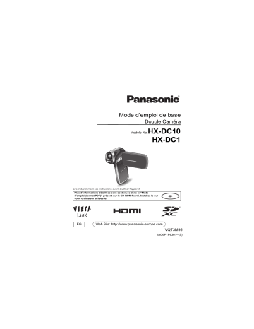 HXDC10EG | Panasonic HXDC1EG Guide de démarrage rapide | Fixfr