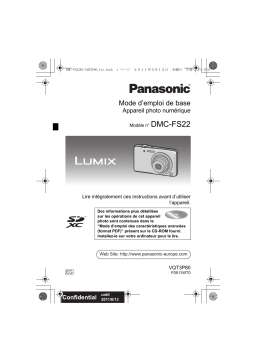 Panasonic DMCFS22EG Guide de démarrage rapide