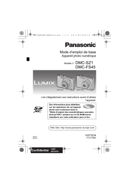 Panasonic DMCFS45EG Guide de démarrage rapide