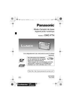 Panasonic DMCFT4EG Guide de démarrage rapide