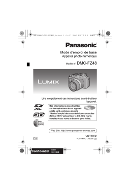 Panasonic DMCFZ48EG Guide de démarrage rapide