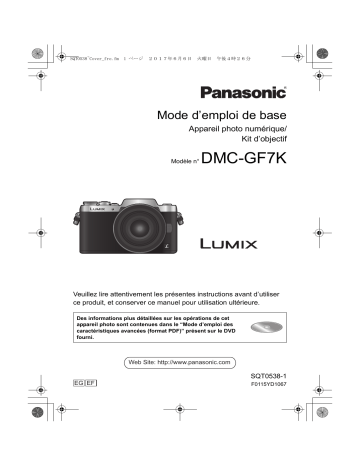 Panasonic DMCGF7KEF Guide de démarrage rapide | Fixfr