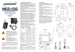 Bacharach MGS-150 Guide de démarrage rapide