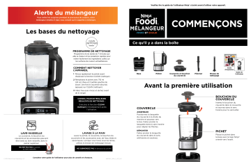 Ninja HB150C Foodi™ Cold & Hot Blender Guide de démarrage rapide | Fixfr