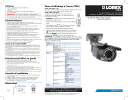 Lorex LW1633VW 1080p HD Home Security Camera System Guide de démarrage rapide