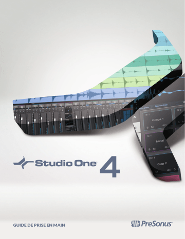 PRESONUS Studio One Guide de démarrage rapide | Fixfr