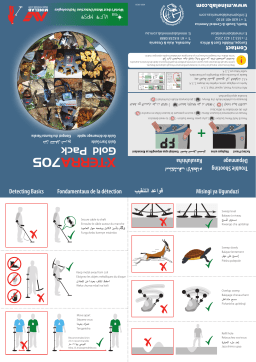 Minelab X-TERRA 705 Gold Pack Guide de démarrage rapide