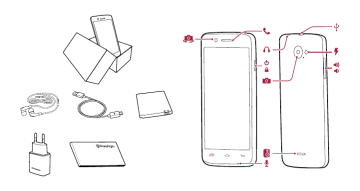 Prestigio  MultiPhone 5507 DUO Guide de démarrage rapide | Fixfr