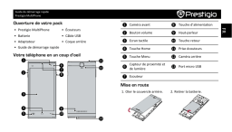 Prestigio  MultiPhone 5505 DUO Guide de démarrage rapide