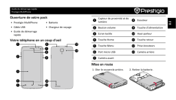 Prestigio  MultiPhone 3501 DUO Guide de démarrage rapide