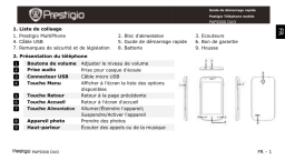 Prestigio  MultiPhone 5000 DUO Guide de démarrage rapide