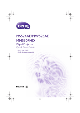 BenQ MH530FHD PROJECTOR Guide de démarrage rapide