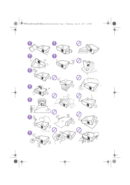 BenQ MS524AE PROJECTOR Guide de démarrage rapide