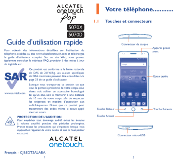 Alcatel POP STAR LTE Manuel utilisateur | Fixfr