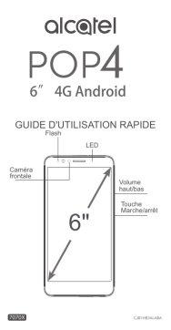 Alcatel POP4 (6)4G Manuel utilisateur