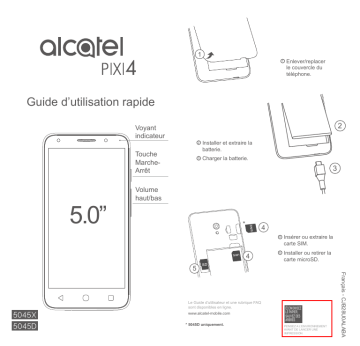 Alcatel PIXI 4(5)4G Manuel utilisateur | Fixfr