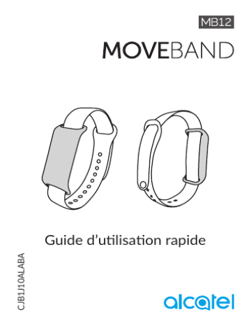 Alcatel BT Smartband Manuel utilisateur | Fixfr