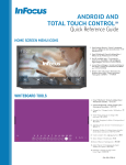 InFocus Total Touch Control : Guide de R&eacute;f&eacute;rence+ AI Chat &amp; PDF Download