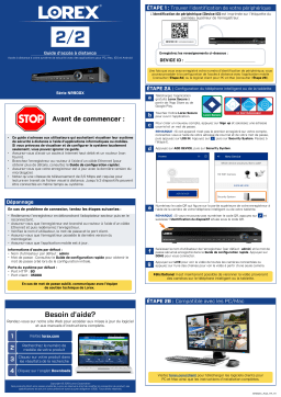 Lorex 4KHDIP833AN 4K Ultra HD IP NVR System Manuel utilisateur