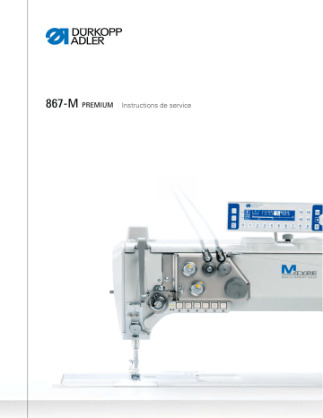 Duerkopp Adler 867-M PREMIUM Manuel utilisateur | Fixfr