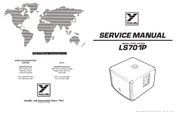YORKVILLE LS701P Dual 10-inch - 720 watts Manuel utilisateur