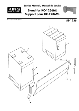 King Canada SS-1236 STAND FOR KC-1236ML Manuel utilisateur