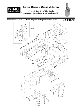 King Canada KC-788FX 6" X 48" BELT & 12" DISC SANDER Manuel utilisateur