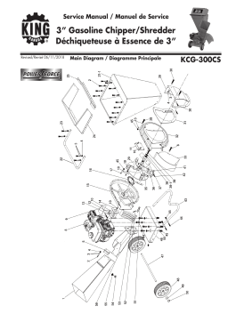 King Canada KCG-300CS 3'' GASOLINE CHIPPER/SHREDDER Manuel utilisateur