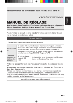 Fujitsu UTY-TFSXZ2 Manuel utilisateur