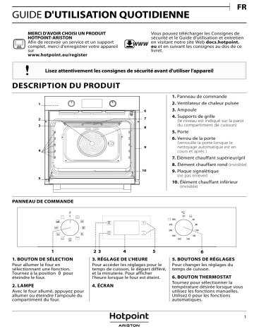 Mode d'emploi | Whirlpool FA5 841 P IX HA Manuel utilisateur | Fixfr