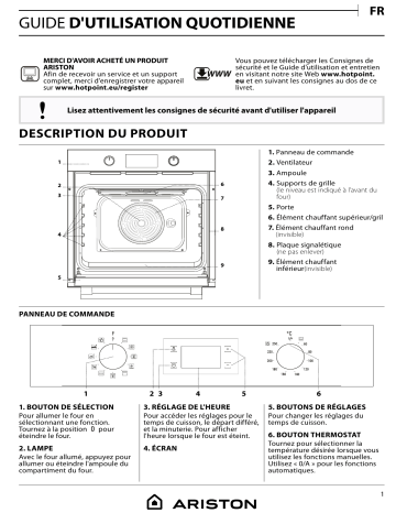 Mode d'emploi | Whirlpool FA3 841 H IX A Manuel utilisateur | Fixfr