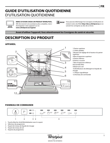 Mode d'emploi | Whirlpool WRIE 2B19 Manuel utilisateur | Fixfr