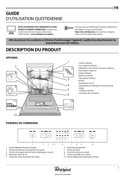 Whirlpool WFE 2B19 Manuel utilisateur