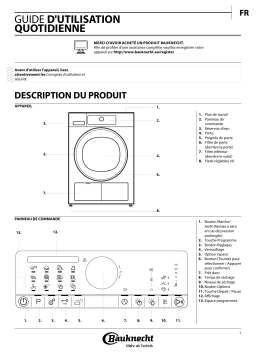 Bauknecht TRPC 98530 Manuel utilisateur