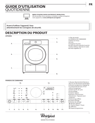 Mode d'emploi | Whirlpool HSCX 80318 Manuel utilisateur | Fixfr