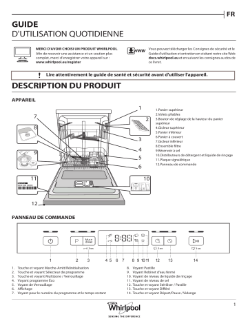 Mode d'emploi | Whirlpool WFC 3C26 Manuel utilisateur | Fixfr