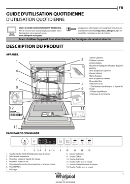 Whirlpool WIC 3C26 PF SA Manuel utilisateur