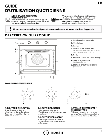 IFW 6530 IX | IFW 6530 WH | IFW 5530 IX | Mode d'emploi | Indesit IFW 6530 BL Manuel utilisateur | Fixfr