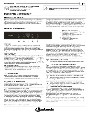 Mode d'emploi | Bauknecht KGIN 2890 A++ Manuel utilisateur | Fixfr