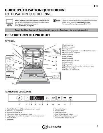 Mode d'emploi | Bauknecht BCIO 3T123 PFE Manuel utilisateur | Fixfr