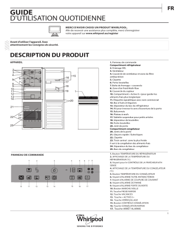 BSNF 9783 OX | Mode d'emploi | Whirlpool BSNF 9782 OX Manuel utilisateur | Fixfr