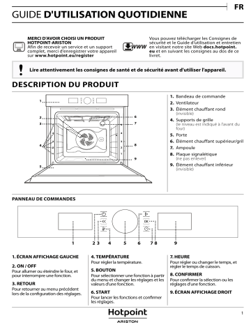 FI5 851 C IX HA | Mode d'emploi | Whirlpool 7OFI4 852 SC IX HA Manuel utilisateur | Fixfr