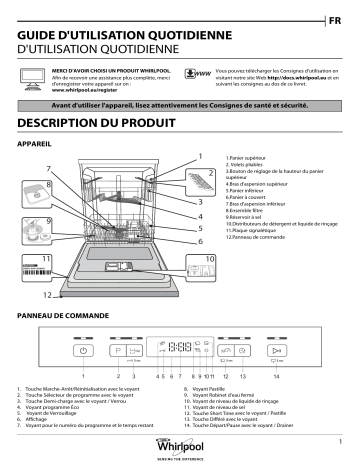 Mode d'emploi | Whirlpool WFC 3B+26 X Manuel utilisateur | Fixfr