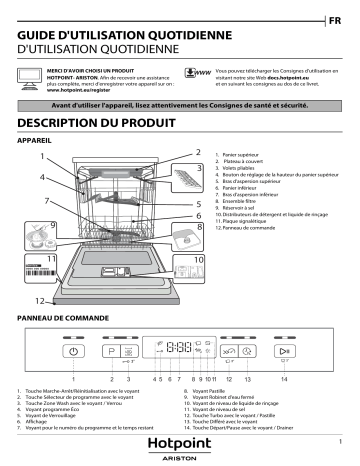 Mode d'emploi | Whirlpool HFC 3C24 F X Manuel utilisateur | Fixfr