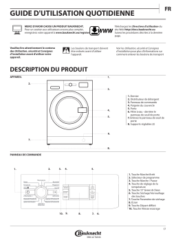 Bauknecht WATK Prime 9716 Manuel utilisateur