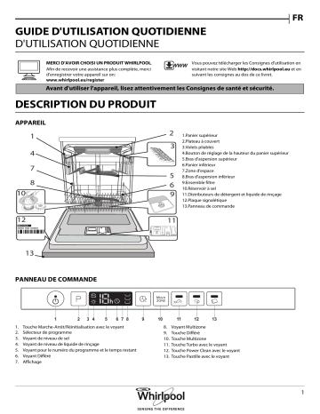 Mode d'emploi | Whirlpool WKCIO 3P23 PEL Manuel utilisateur | Fixfr